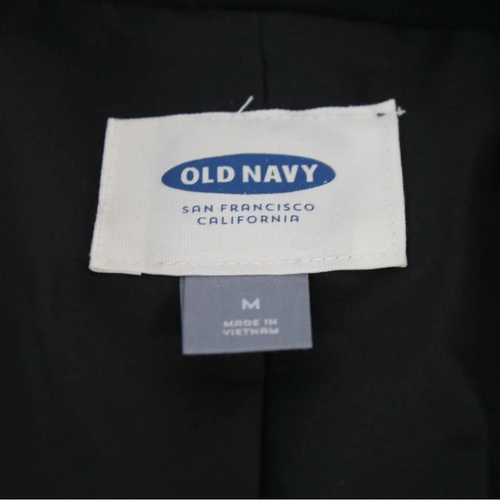 Old Navy Black Relaxed‎ Single Button Blazer Womens Size M